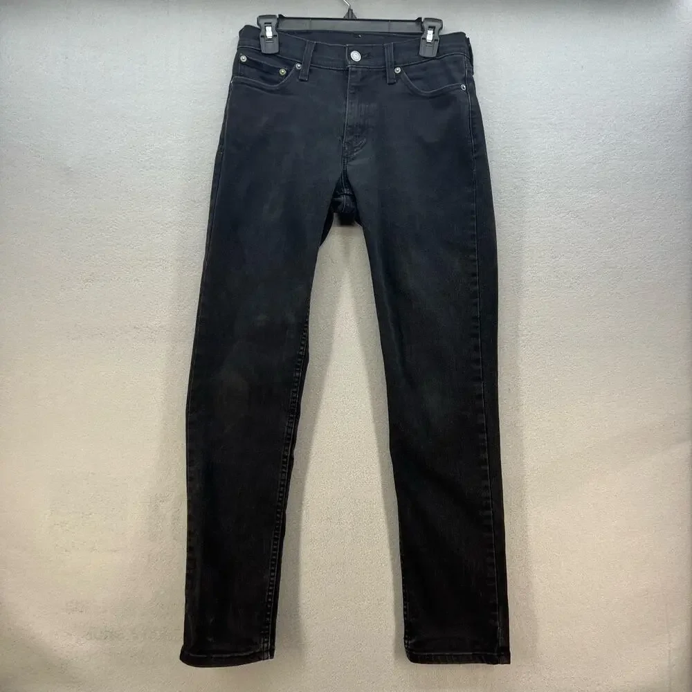 Levi's 511 Men's Slim Fit Jeans Size W29 L32 Black Label Normcore Skater School